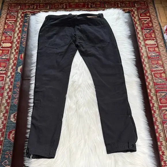 MNML Black Snap Western Pants